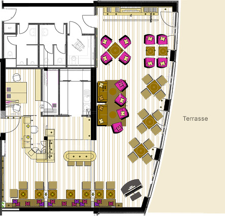 Lounge Grundriss